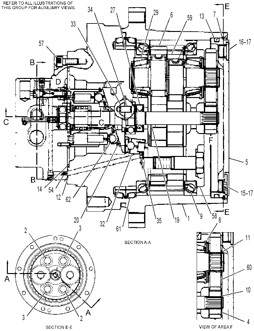 DRIVE GP-TRAVEL MOTOR & FINAL 1911384 CAT