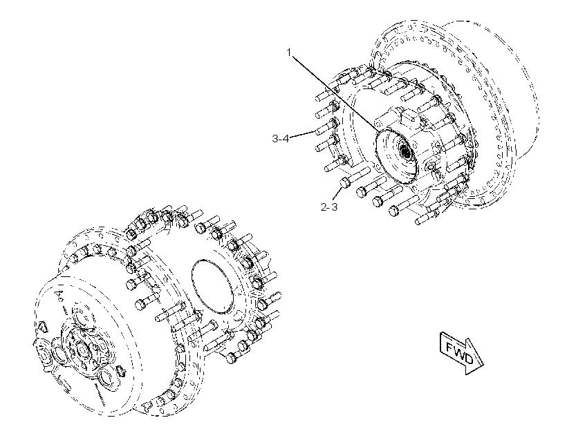 MOUNTING GP-FINAL DRIVE 3460688 CAT