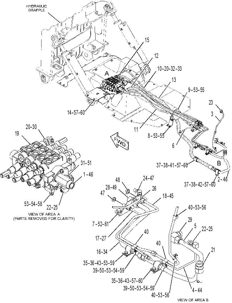 VALVE & LINES GP-GRAPPLE 3554999 CAT