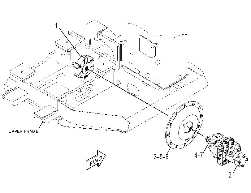 COUPLING & MTG GP-PUMP 3335627 CAT