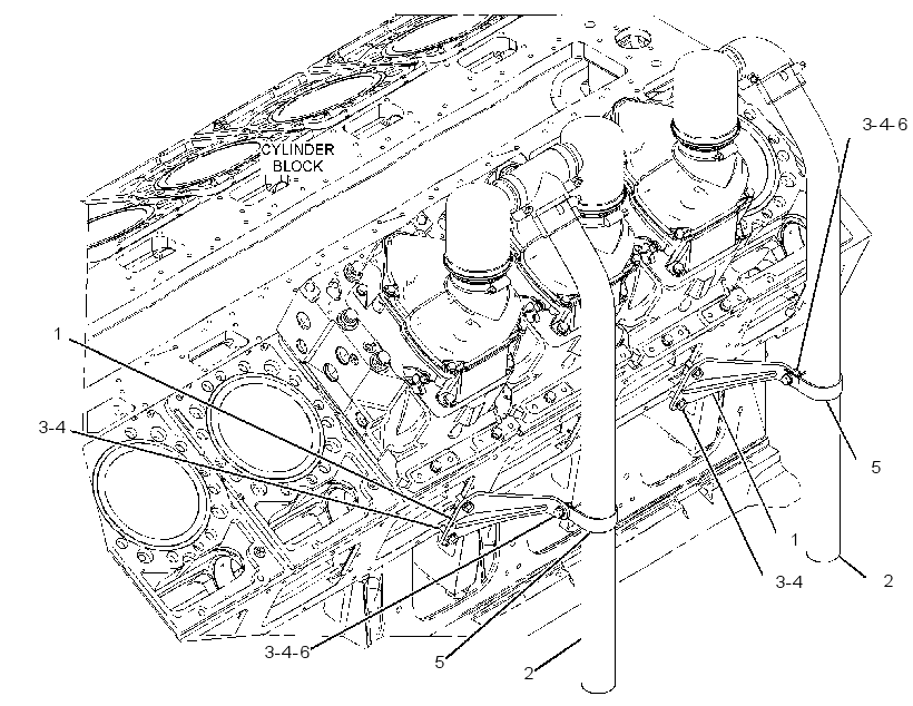 Система отвода газов 4166695 CAT