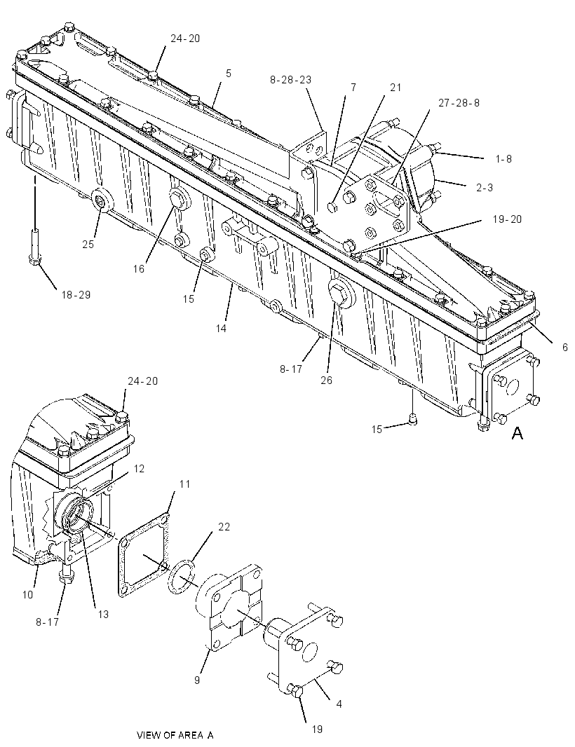 AFTERCOOLER GP 1221147 CAT