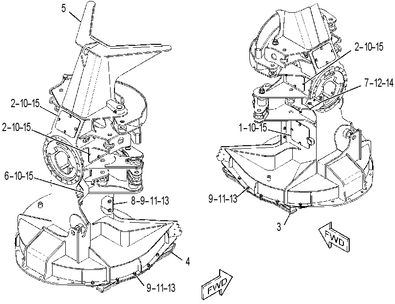 FRAME GP-FELLING HEAD 3352004 CAT