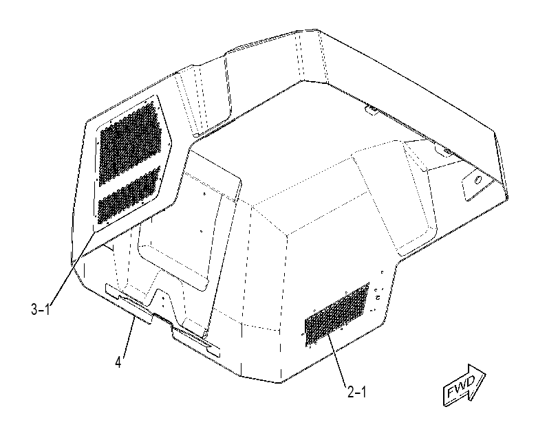 Капот 3586525 CAT