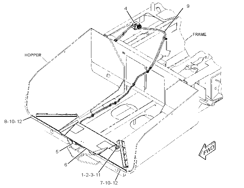 HOPPER GP 3540094 CAT