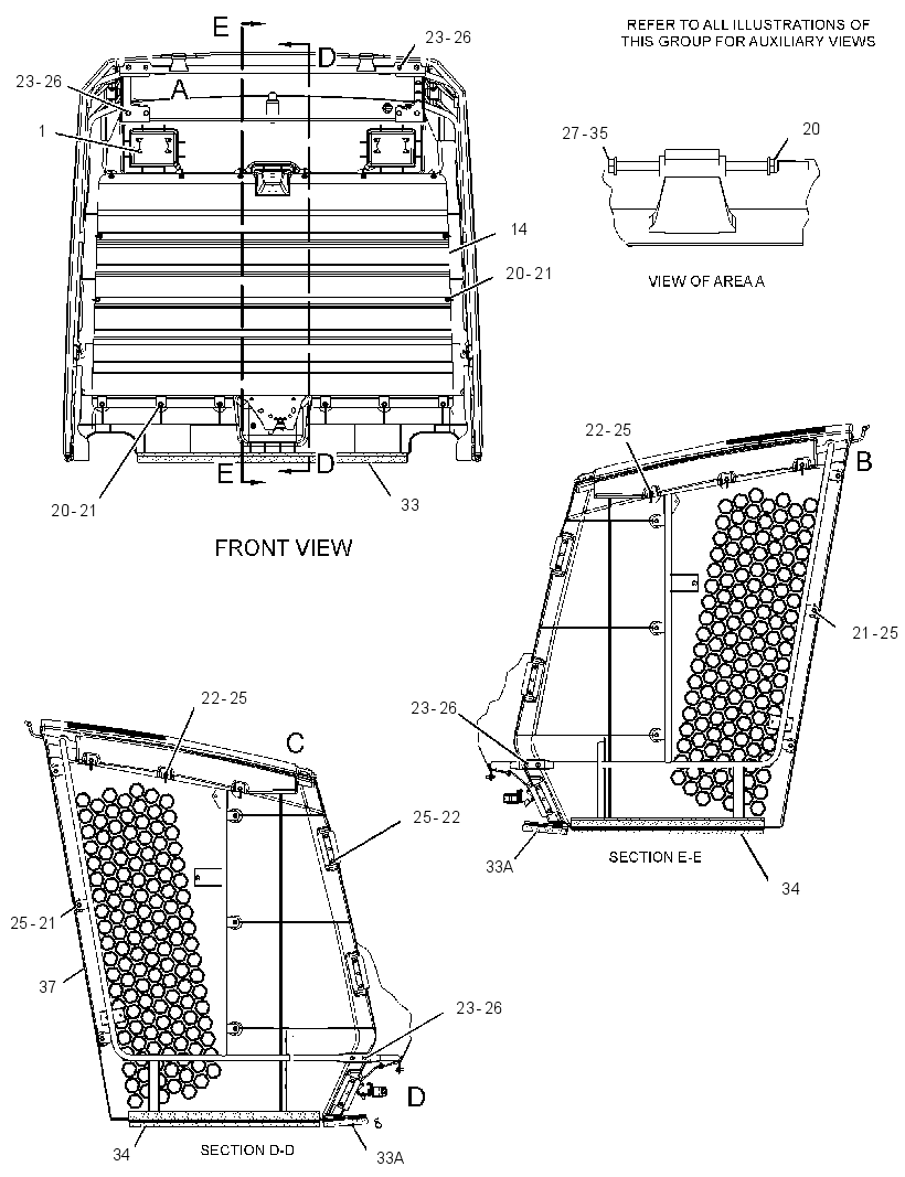 HOOD GP-REAR 3167210 CAT