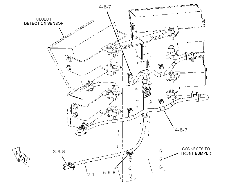 WIRING GP-OBJECT DETECTION 3713807 CAT