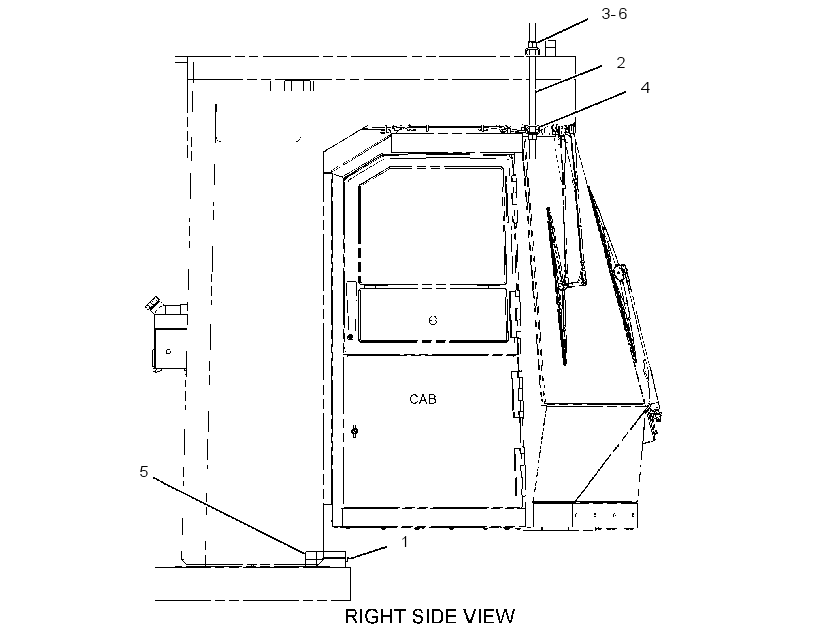 MOUNTING GP-CAB LIFT 3508892 CAT