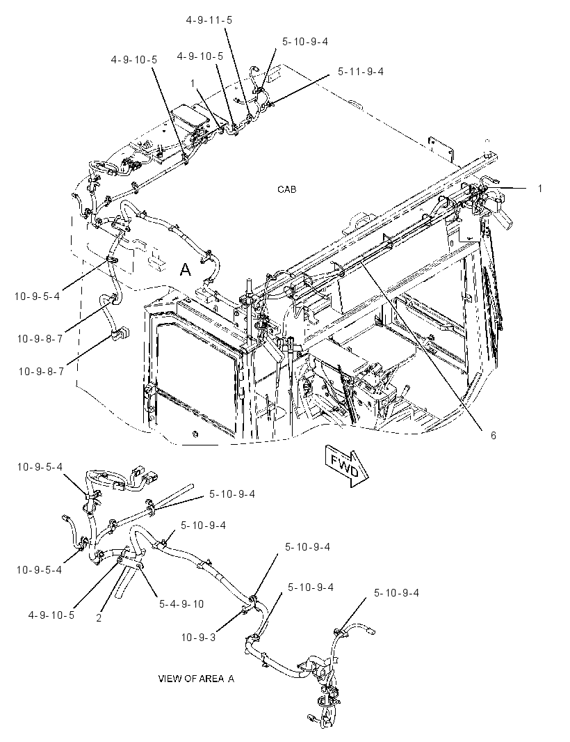 WIRING GP-ROPS 3190820 CAT