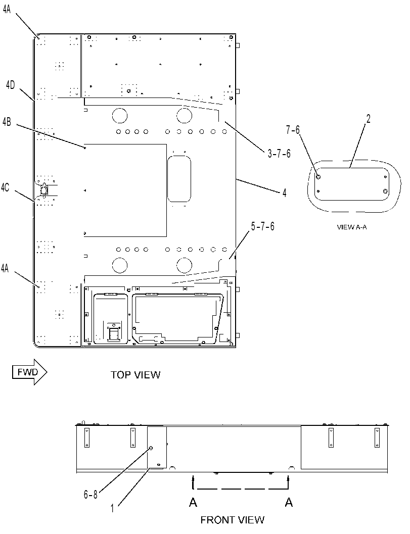 BUMPER GP-REAR 3536126 CAT
