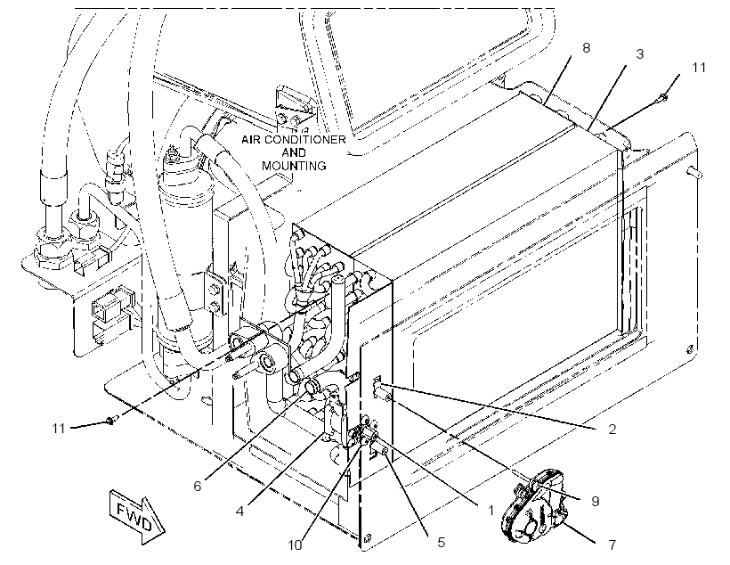 COIL GP-EVAPORATOR & HEATER 3332141 CAT