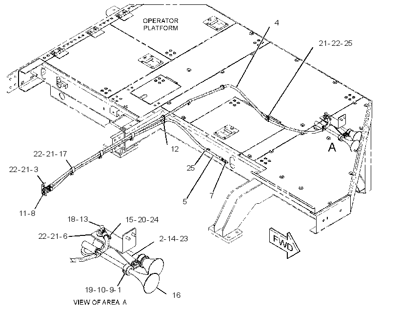 LINES GP-AIR TANK 3486053 CAT