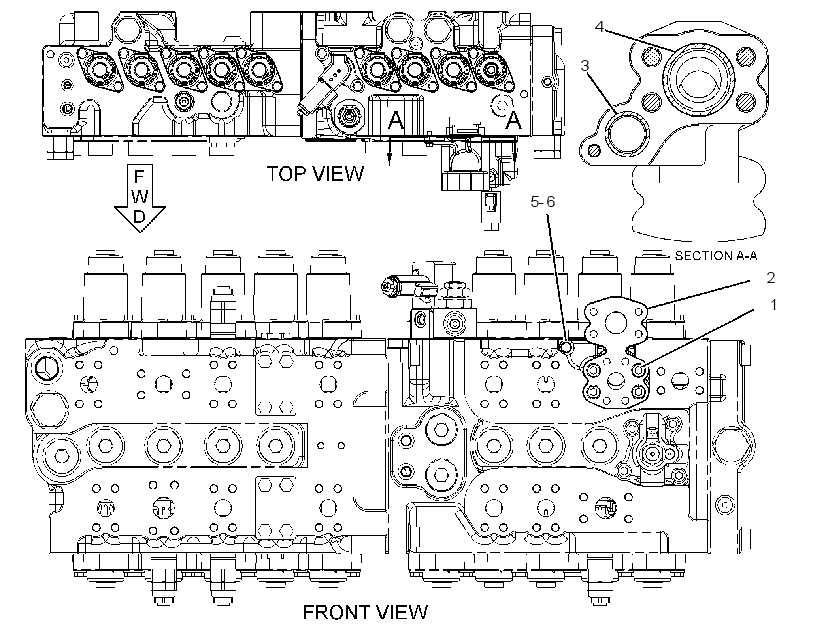 BLOCK & MTG GP-HYDRAULIC 3237666 CAT