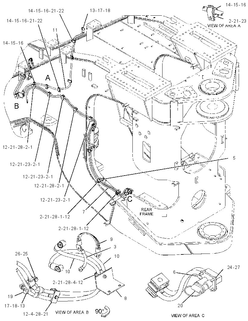 WIRING GP-AUX START RECEPTACLE 3190803 CAT
