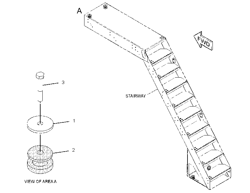 FASTENER GP-WALKWAY 3661707 CAT