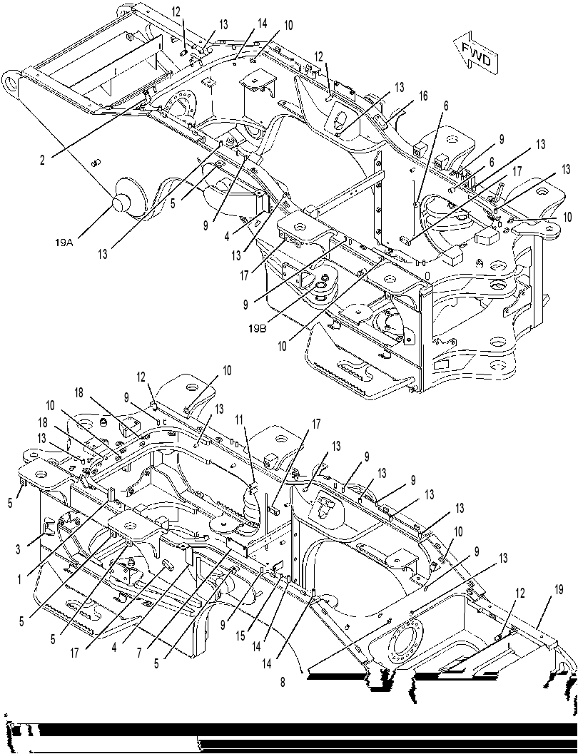FRAME AS-FRONT 2519734 CAT