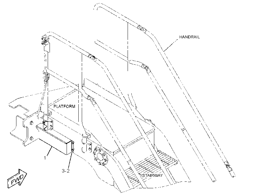 COVER & MTG GP-STAIRWAY 3620262 CAT