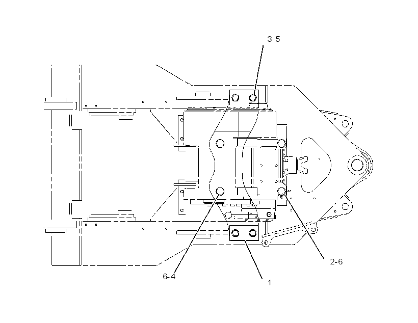 MOUNTING GP-WINCH 1638821 CAT
