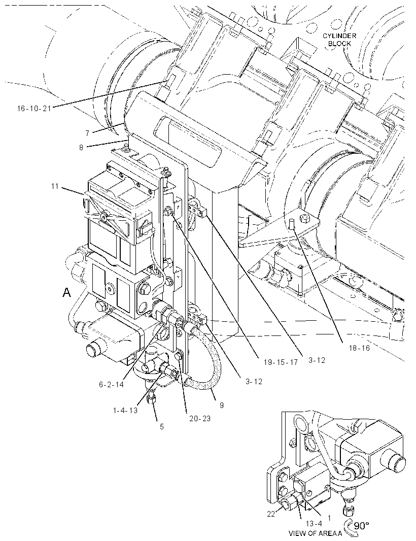 DETECTOR GP-OIL MIST 3239954 CAT