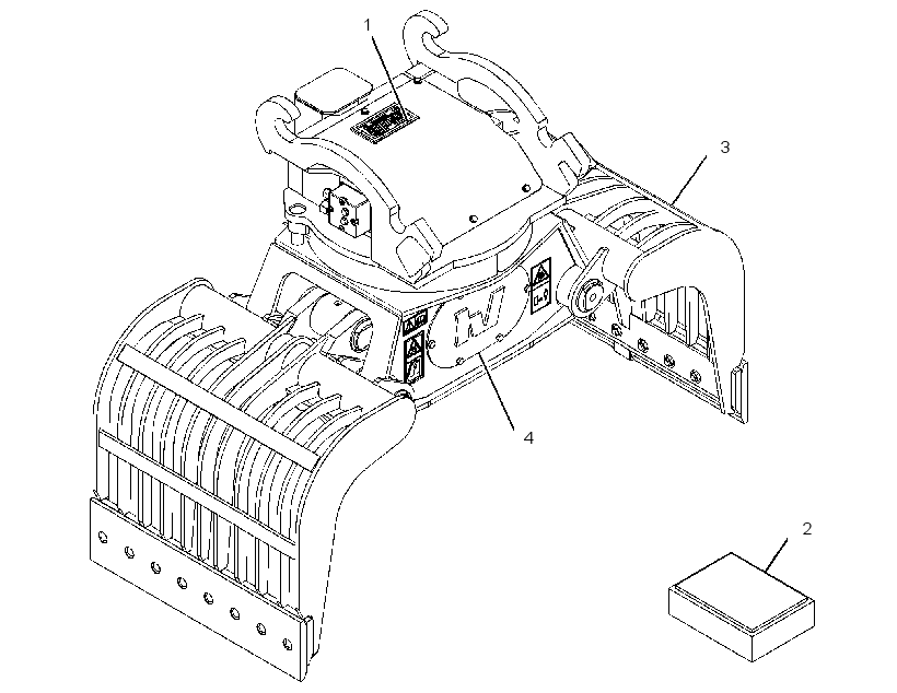 GRAPPLE AR-DEMOLITION 3567061 CAT
