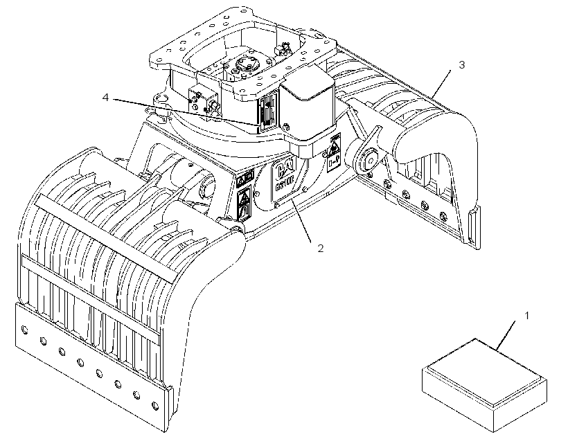 GRAPPLE AR-DEMOLITION 3677524 CAT