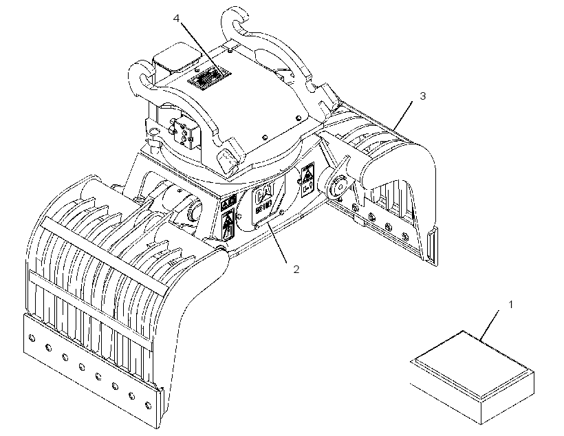 GRAPPLE AR-DEMOLITION 3692563 CAT