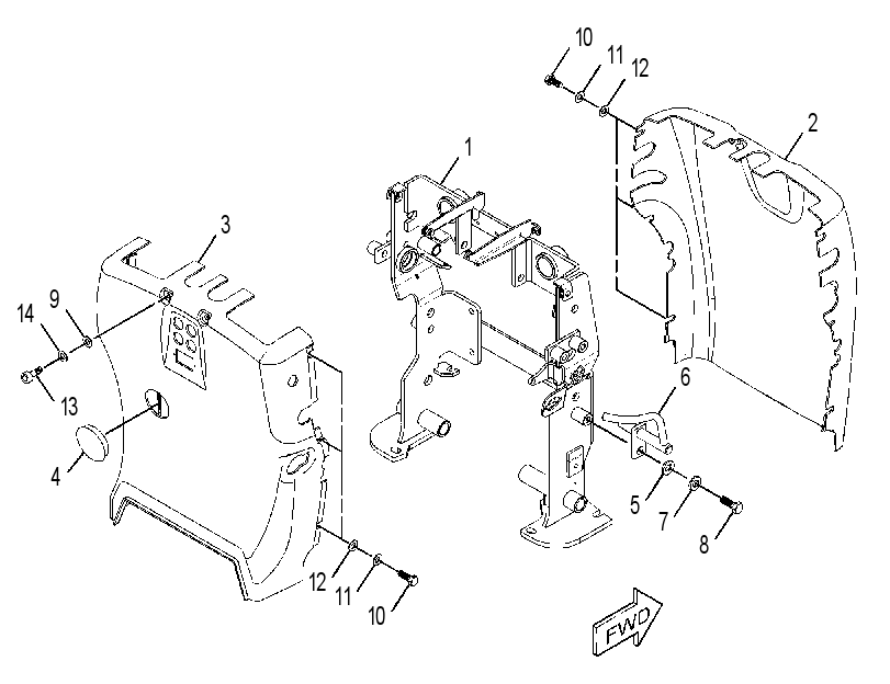 CONSOLE & FRAME GP 3735788 CAT