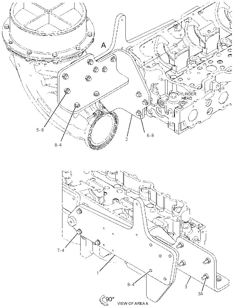 MOUNTING GP-AFTERCOOLER 3692606 CAT