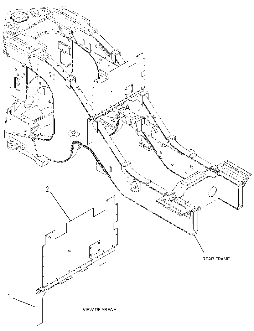 PLATE GP-FIREWALL 3578497 CAT