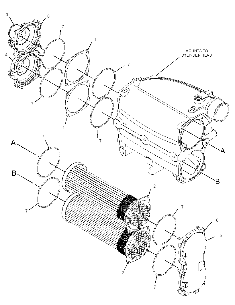 AFTERCOOLER GP-TREATED WATER 3532945 CAT