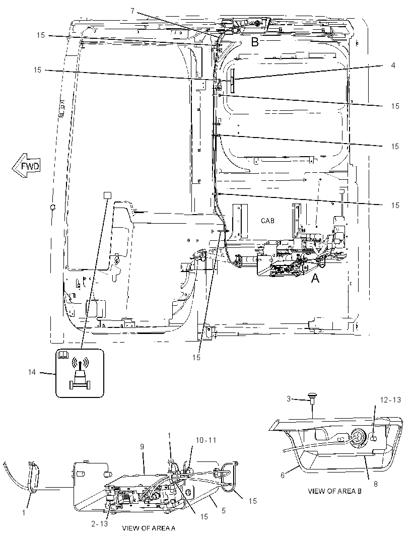 Установка связи 3194455 CAT