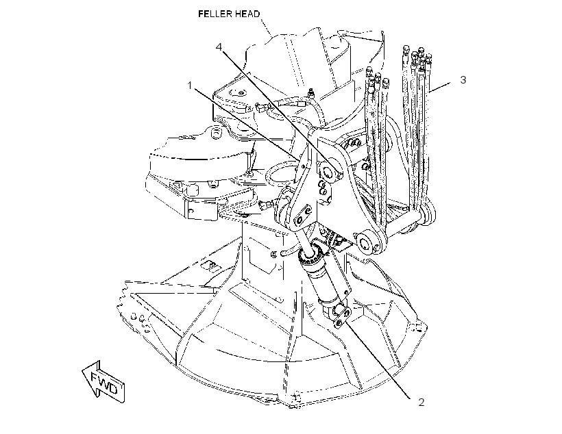 TILT AR-FELLING HEAD 3747394 CAT