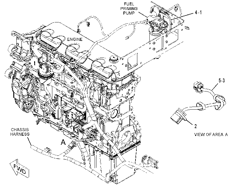 WIRING GP-FUEL PUMP 3070278 CAT