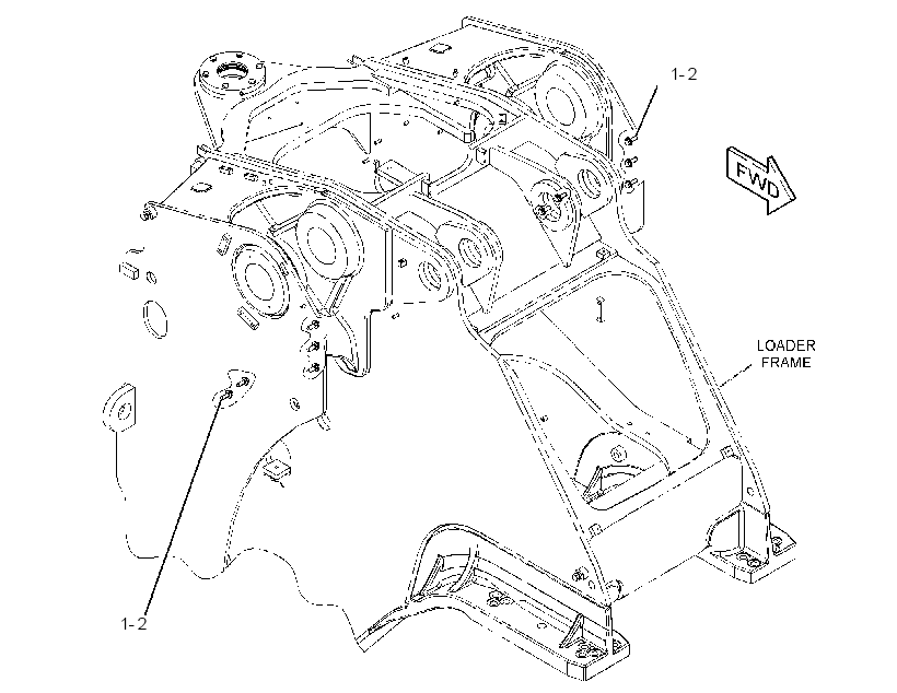 FASTENER GP-FENDER 3661708 CAT