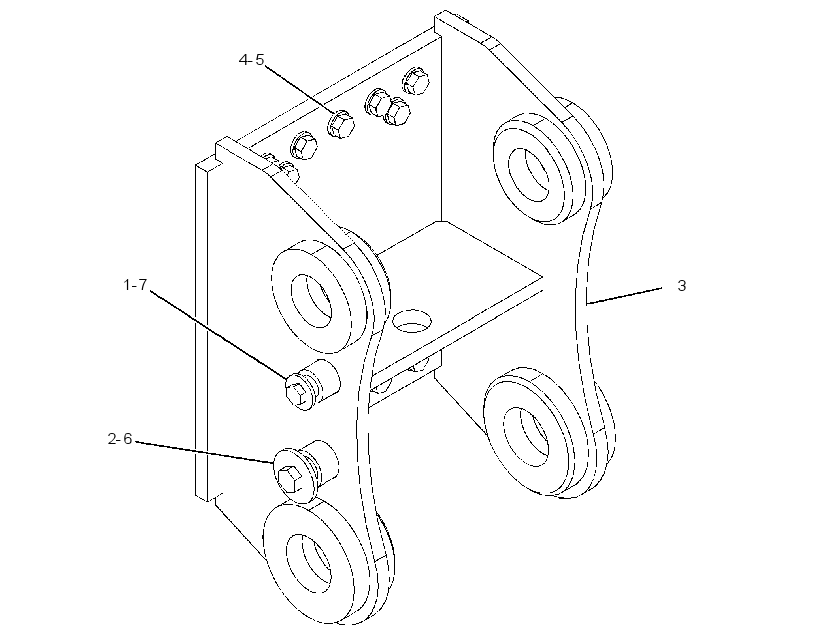 MOUNTING GP-WORK TOOL 2544463 CAT