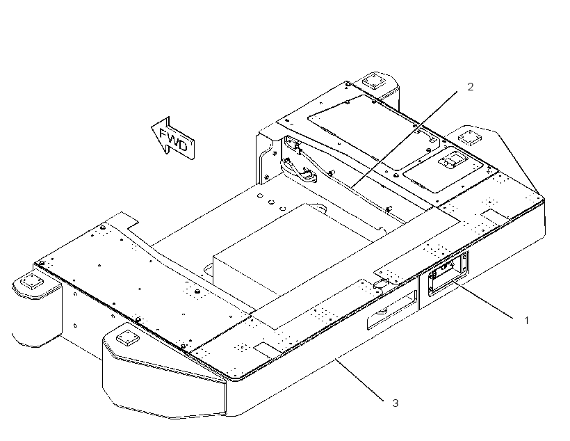 BUMPER AR-REAR 3448000 CAT