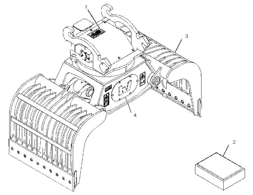 GRAPPLE AR-DEMOLITION 3611957 CAT