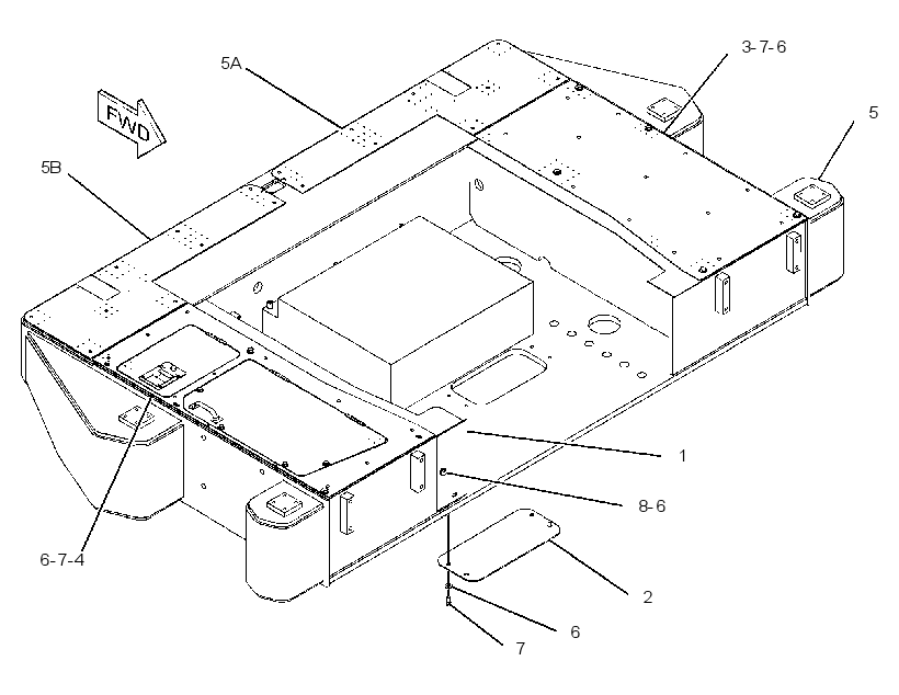 BUMPER GP-REAR 3447990 CAT