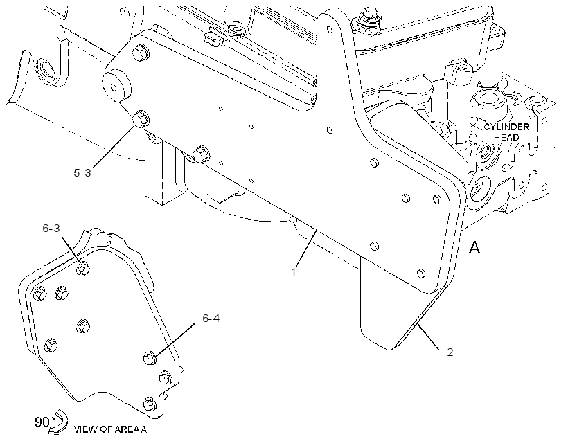 MOUNTING GP-AFTERCOOLER 3535004 CAT