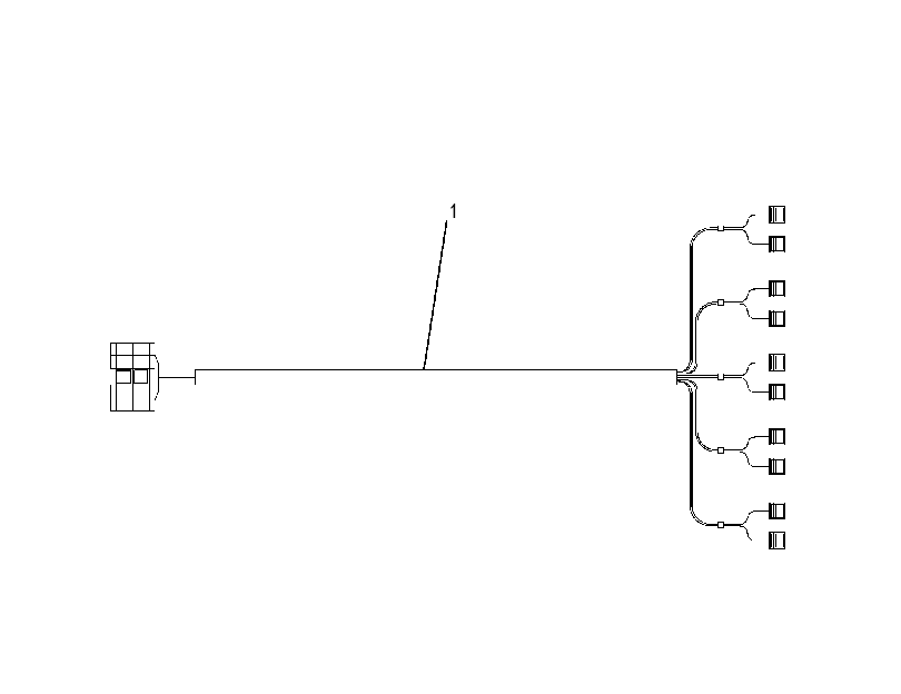 Проводка двигателя 3725974 CAT