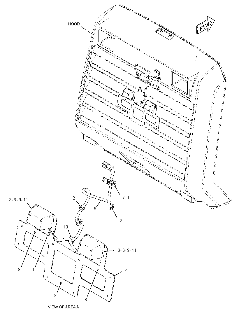 MOUNTING GP-REGISTRATION 3490503 CAT