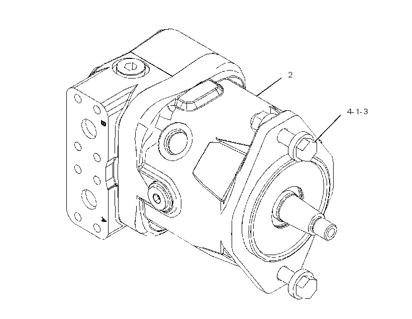 MOTOR & MTG GP-PISTON 4617100 CAT