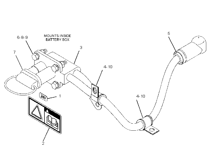 RECEPTACLE GP-AUXILIARY START 2672276 CAT