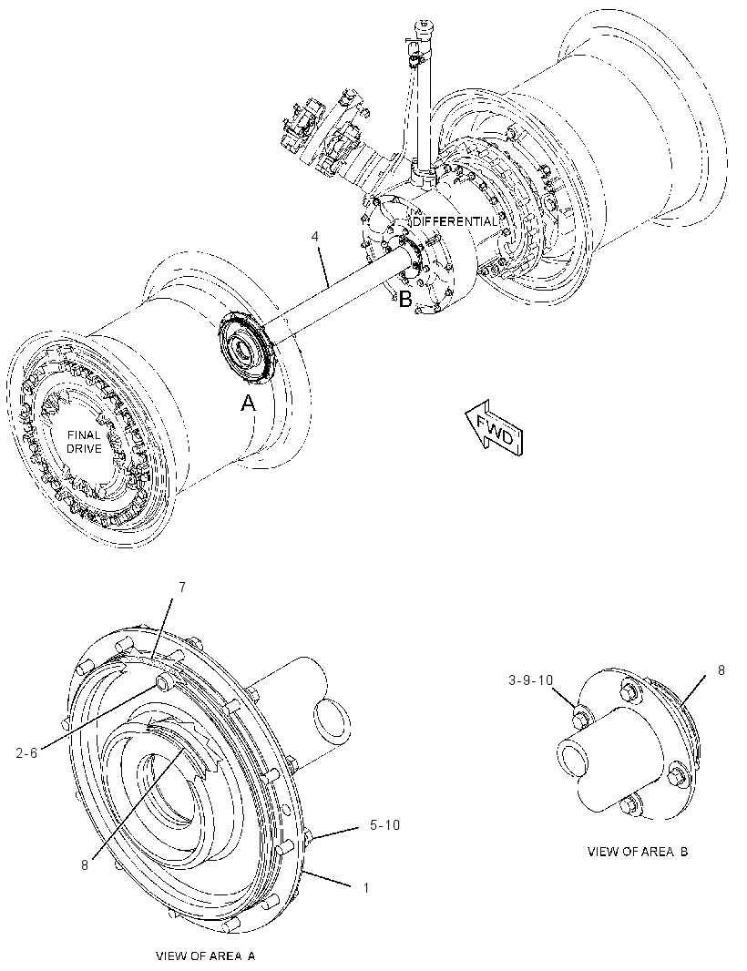 GUARD GP-AXLE SHAFT 3284219 CAT