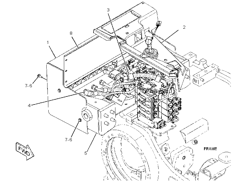 HYDRAULIC AR-REAR 2967754 CAT