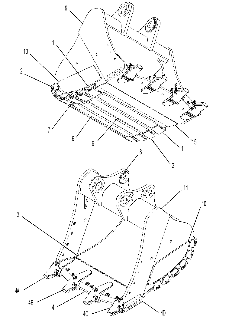 BUCKET AS-EXTREME SERVICE ROCK 3530319 CAT