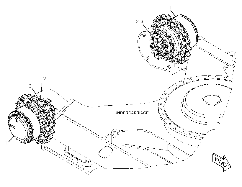 FASTENER GP-FINAL DRIVE 3332918 CAT