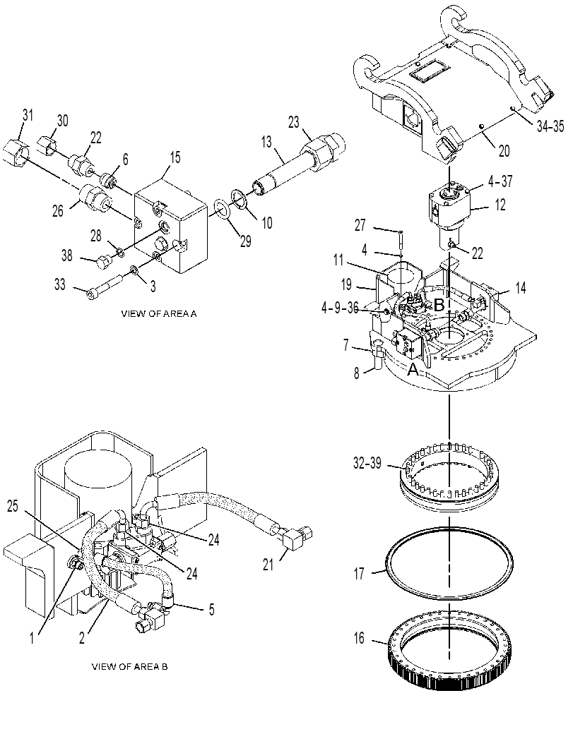 ROTATOR GP-HYDRAULIC 3569756 CAT