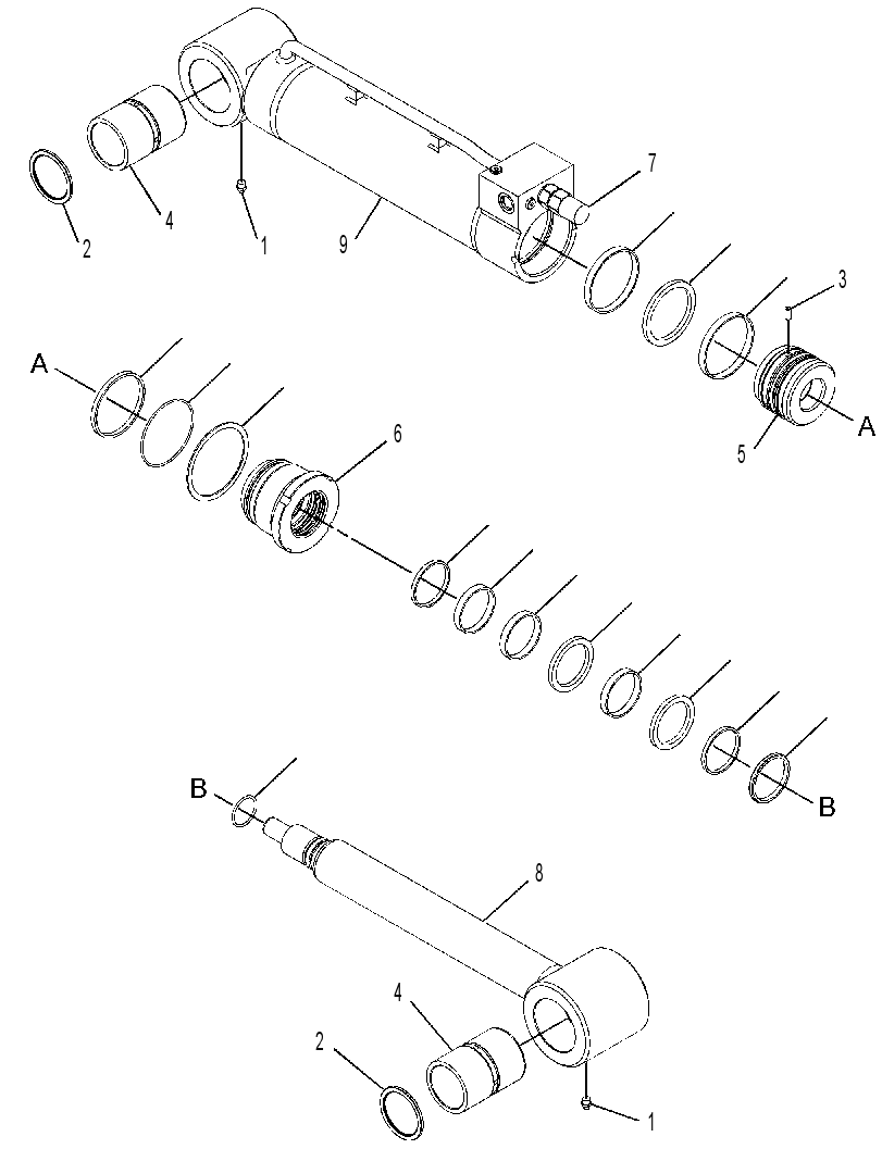 CYLINDER GP-GRAPPLE 3036521 CAT