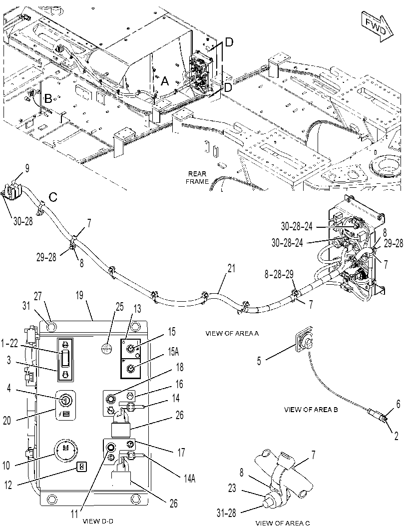 WIRING GP-BUMPER 3517160 CAT
